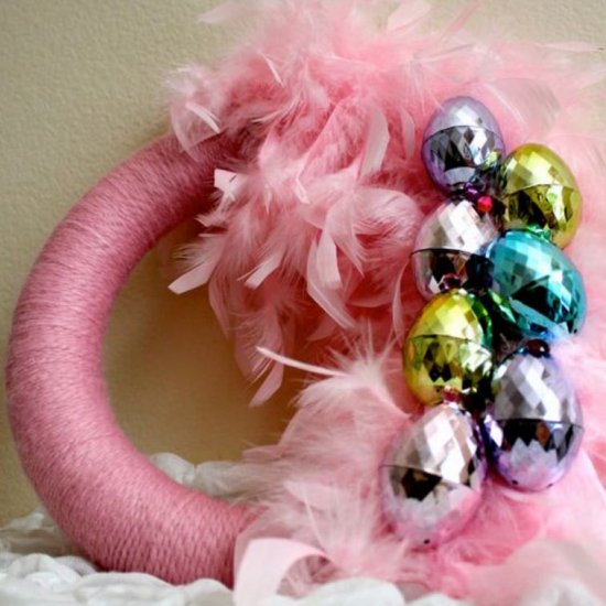 Pastel Easter wreath