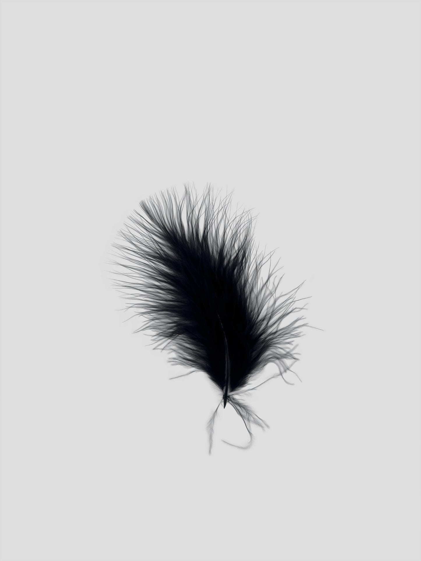 Marabou 12-15cm zwart