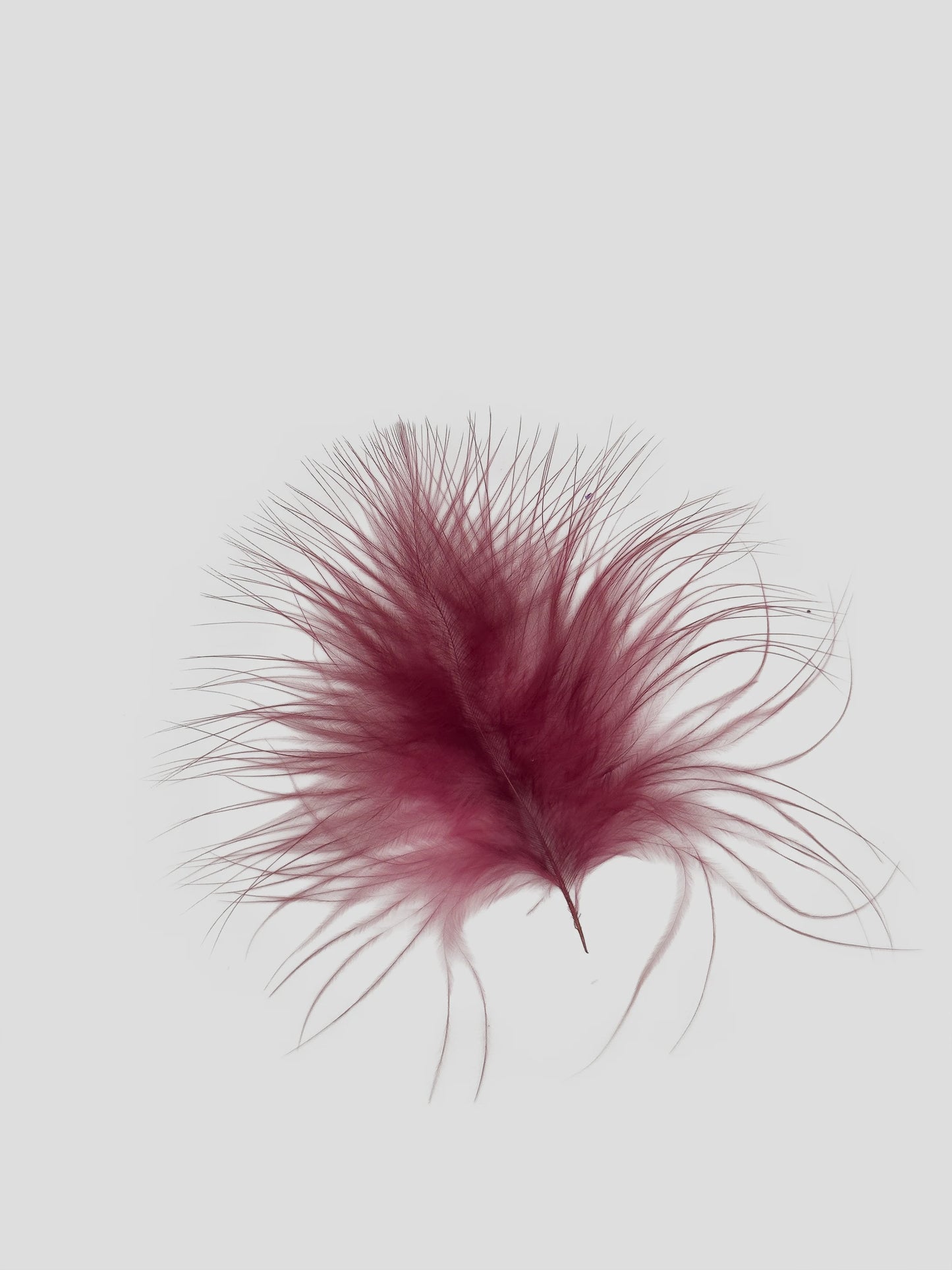 Marabou 7cm bordeaux