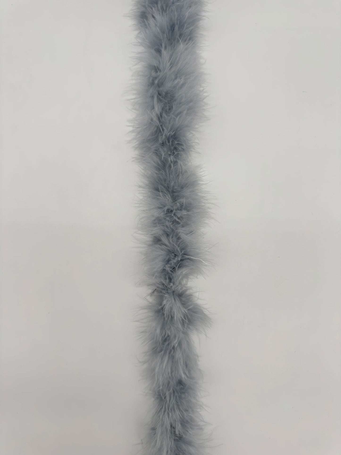 Boa marabú 180cm gris ratón