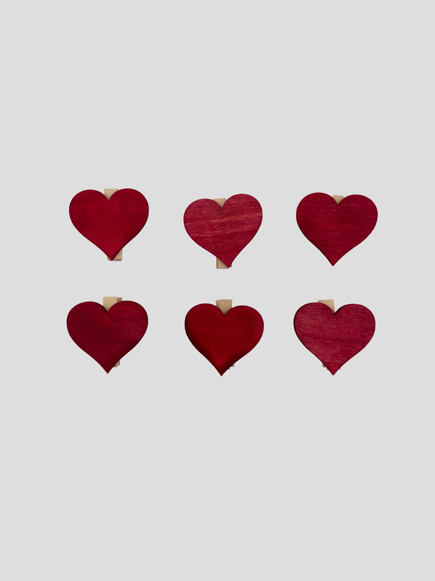 Valentijn hartje op clip 3,5cm