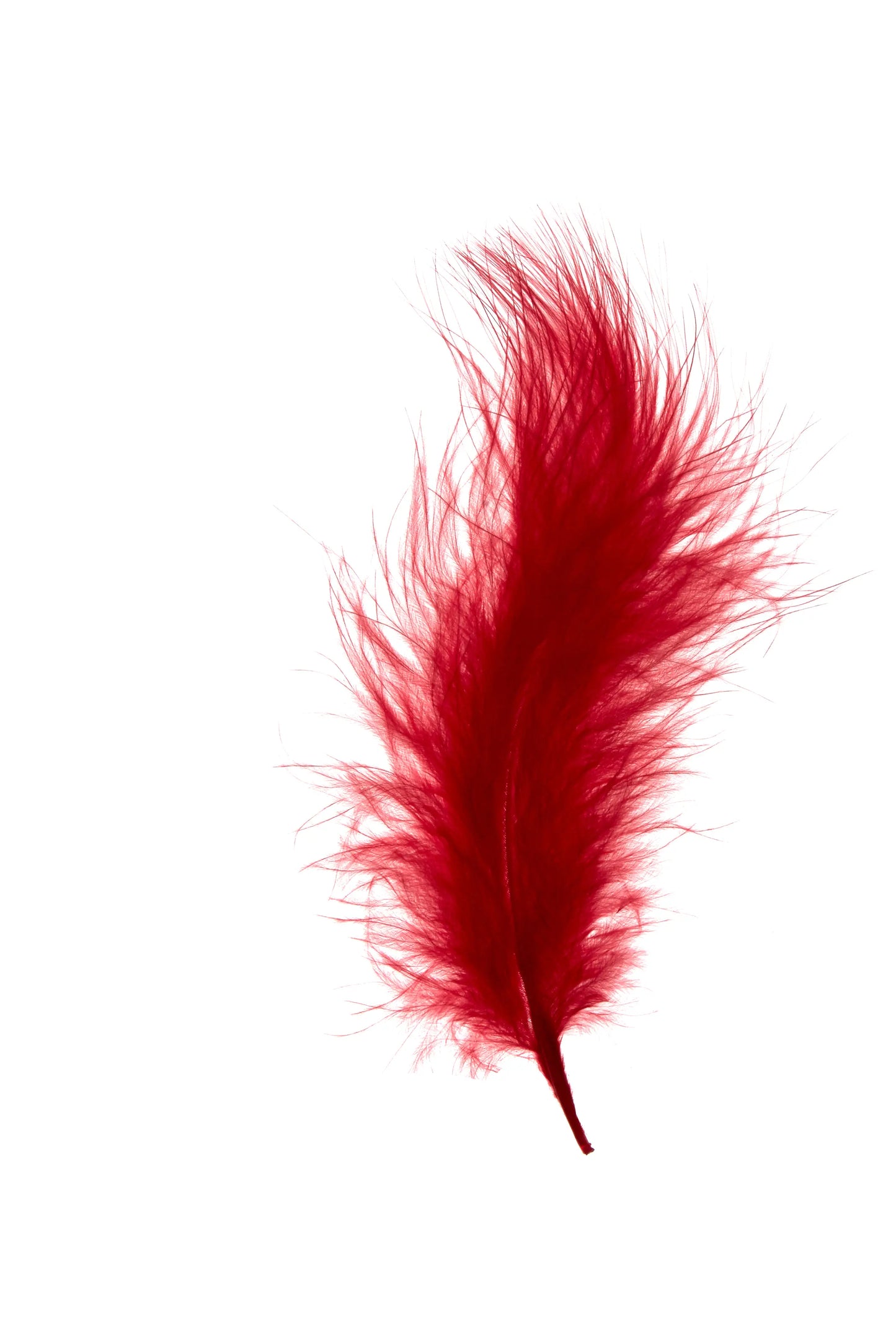 Marabou 12-15cm tomato red