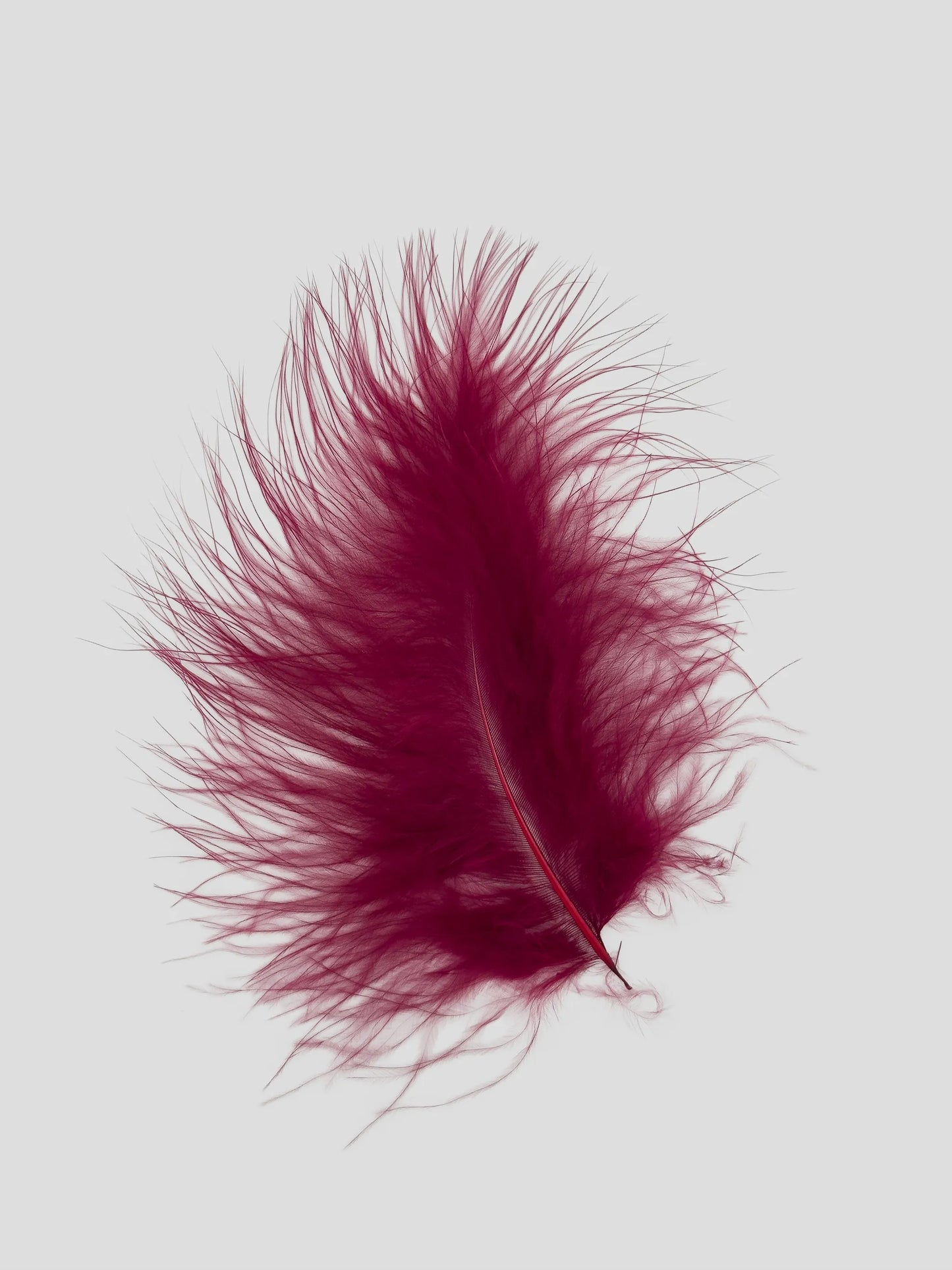 Marabou 12-15cm bordeaux