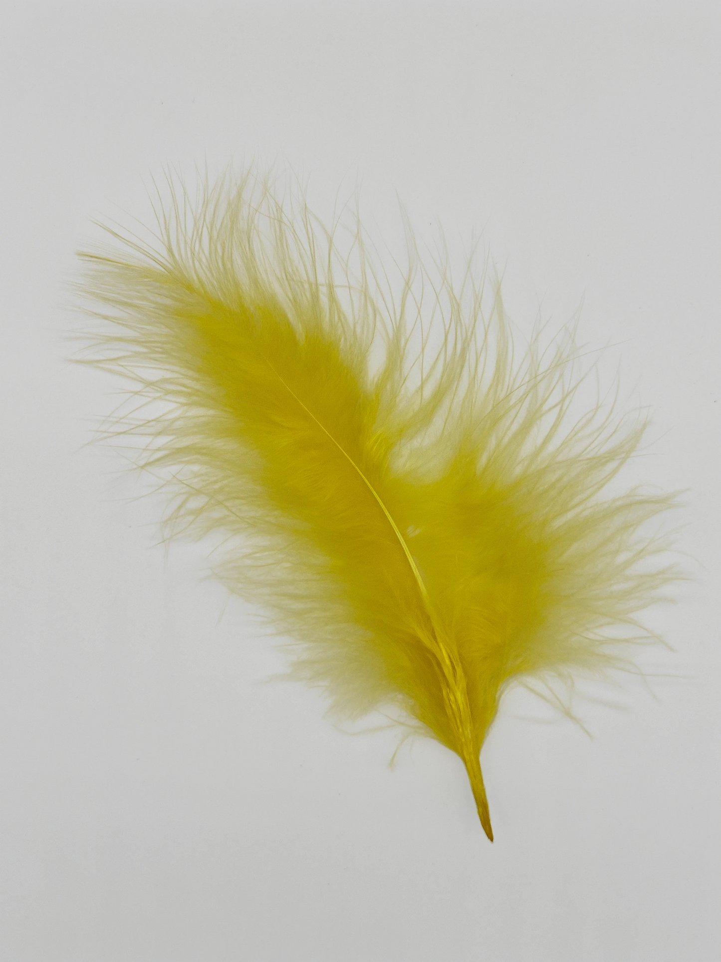 Marabou 12-15cm geel