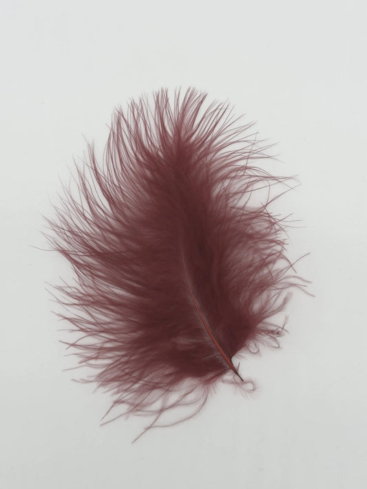 Marabú 12-15cm burdeos