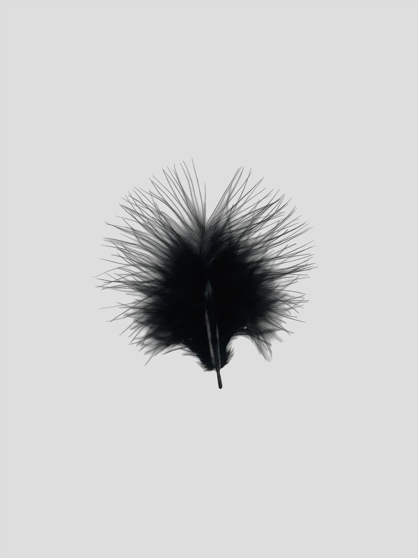 Marabou 7cm zwart