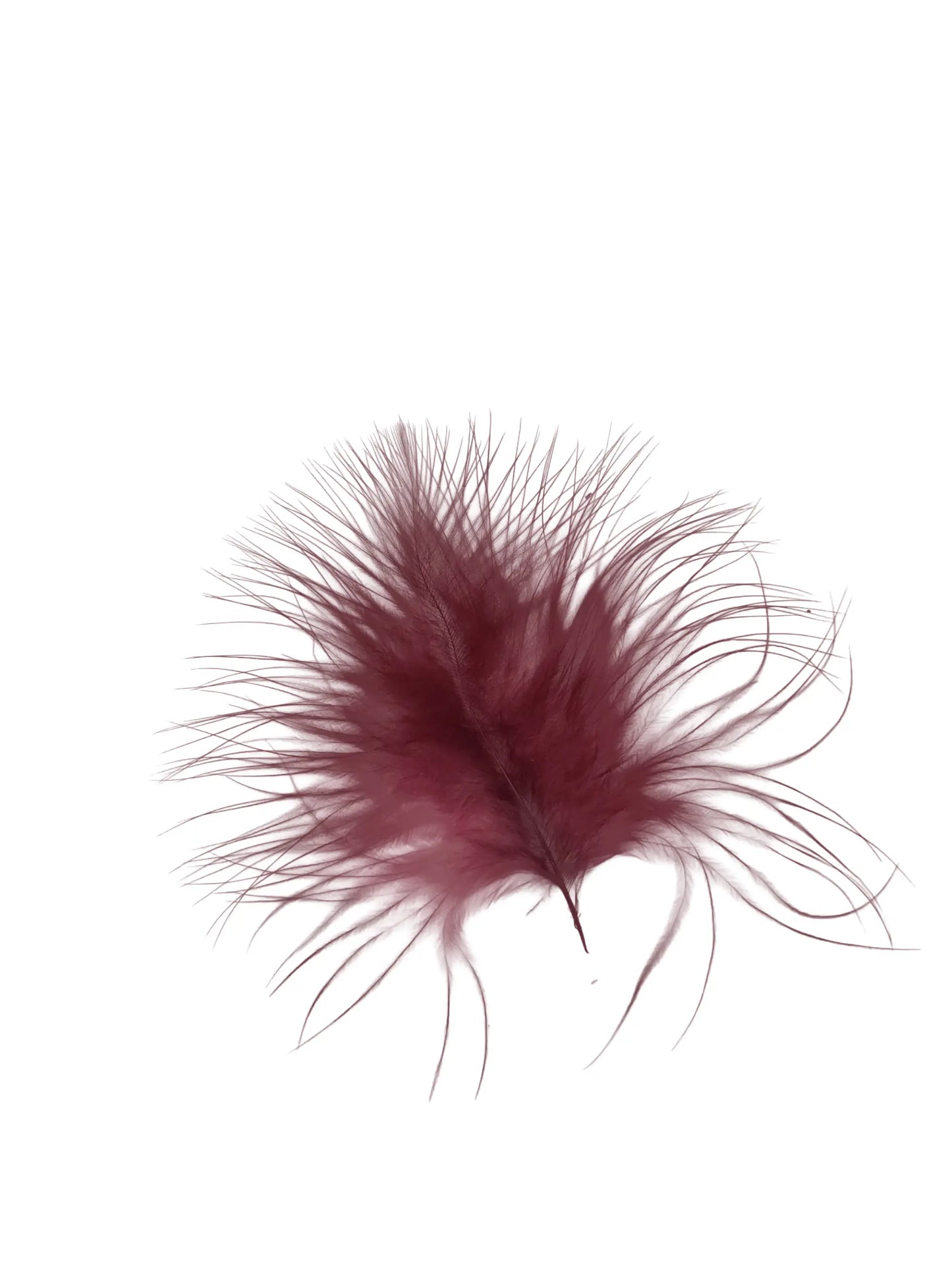 Marabou 7cm bordeaux