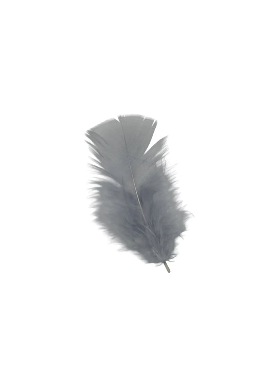 Pavo 10cm gris ratón