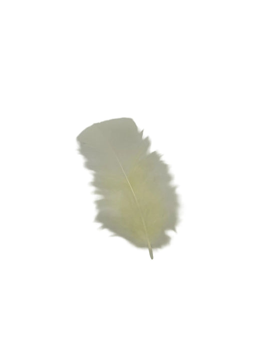 Pavo 10cm amarillo claro