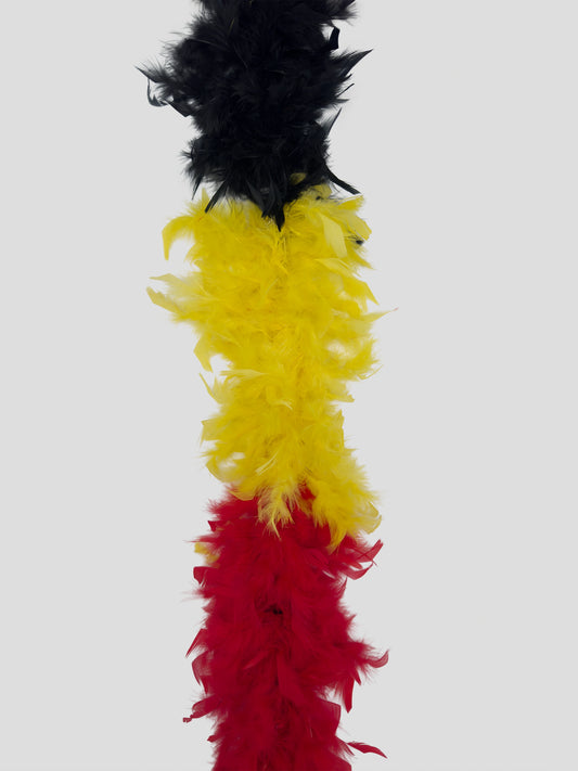 Boa 55g 180cm negro-amarillo-rojo