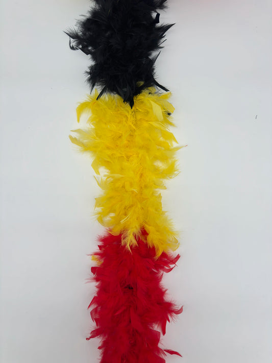 Boa 55g 180cm negro-amarillo-rojo