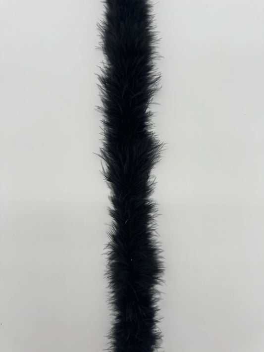 Boa marabú 180cm negro