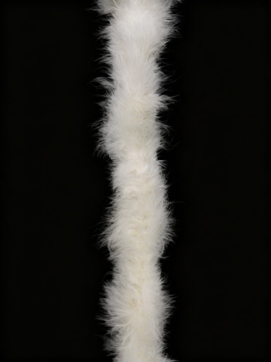 Boa marabú 180cm nácar