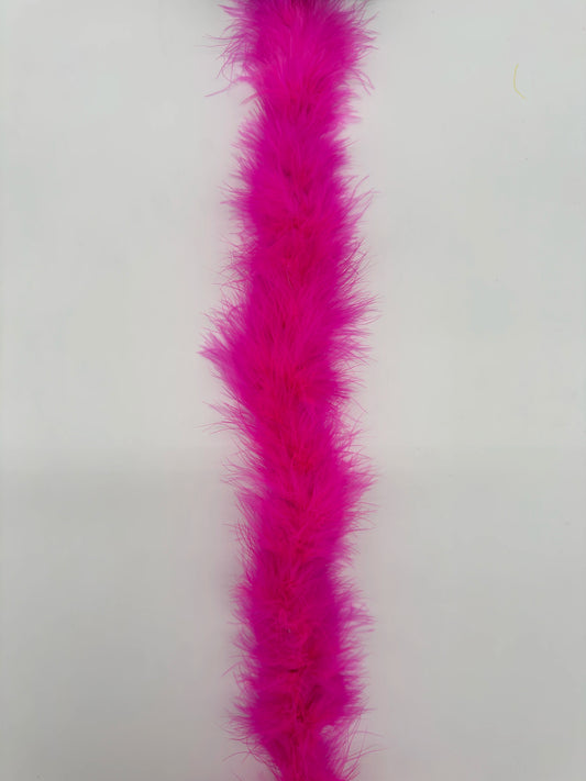 Boa marabú 180cm fucsia