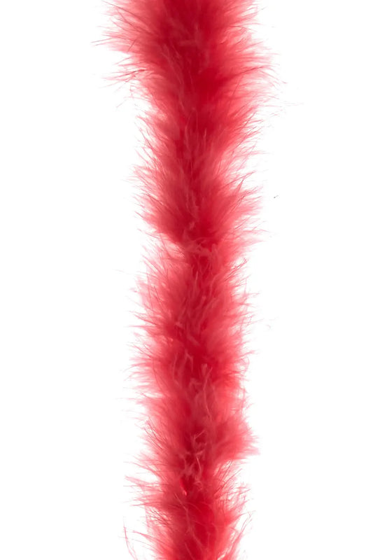 Boa marabú 180cm rojo