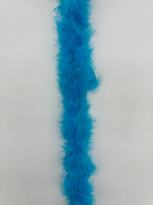Boa marabú 180cm turquesa