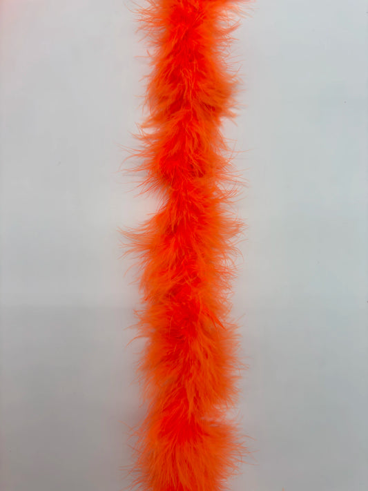 Boa marabú 180cm naranja