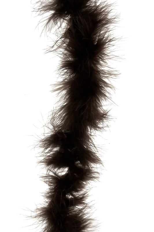 Boa marabú 180cm chocolate