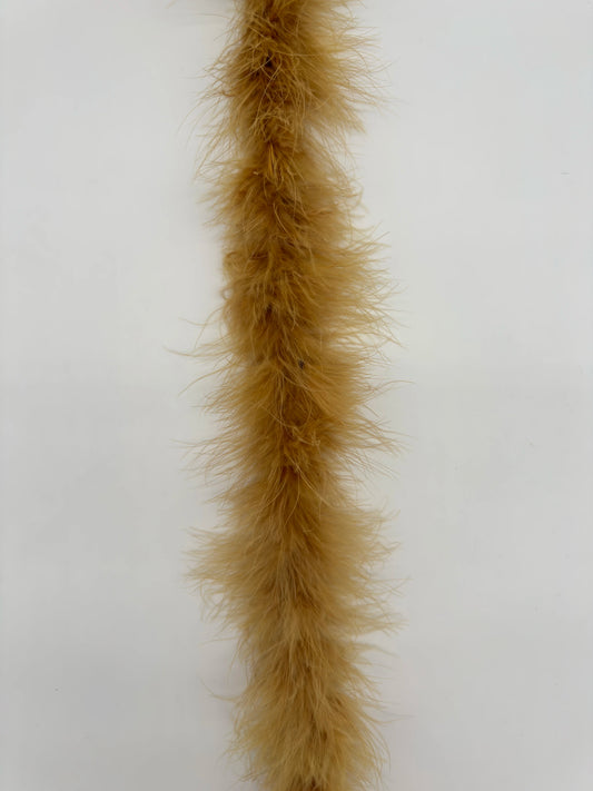 Boa marabú 180cm camello