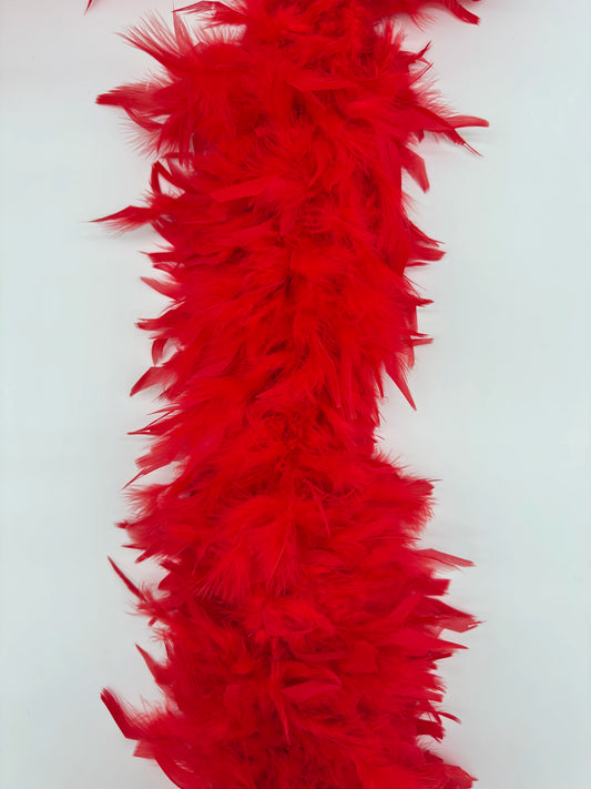 Boa chandelle 150g rojo 210cm
