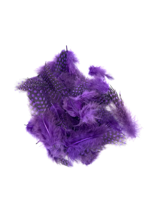 Gallina de guinea malva