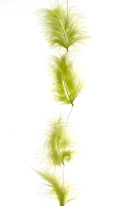 Guirnalda Marabú 220cm verde manzana
