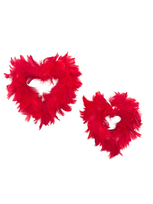 Corazones de San Valentín para colgar 20cm y 12cm rojo